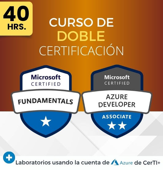 Curso Azure Fundamentals + Developer (Doble Certificación)
