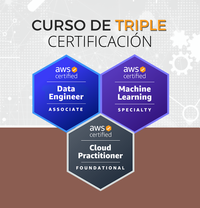 Curso AWS Machine Learning + Data Engineer + Cloud Practitioner (Triple Certificación)