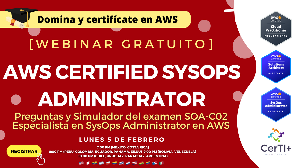 Is Aws Sysops Admin Rename Certificacion AWS SysOps Administrator – CerTI+