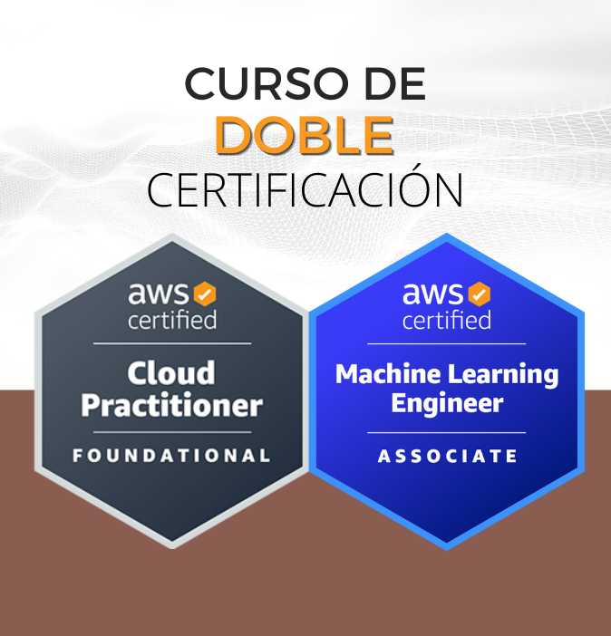 Curso AWS Machine Learning Engineer + Cloud Practitioner (Doble Certificación) - CerTI+